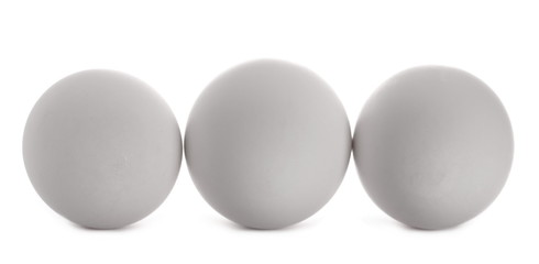 Eggs isolated on white background