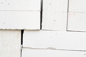 Background from foam blocks.