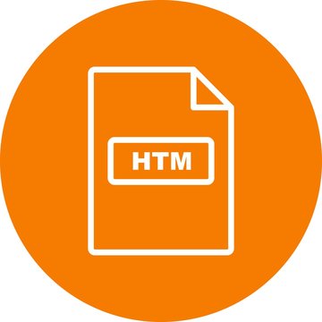 Illustration HTM  Icon