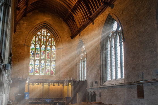 interior of catholic church