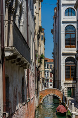 Fototapeta na wymiar Italy, Venice, a view of a city street