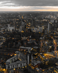 London at night - from the Shard