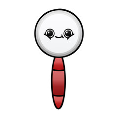 gradient shaded cartoon magnifying glass