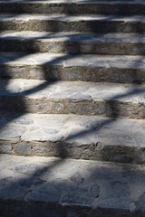 stairs shadow stone way walk