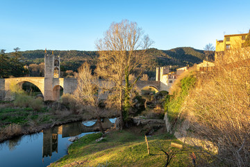 Fototapeta premium Besalu Early Morning View
