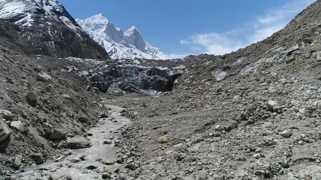 Gomukh, Uttarakhand,India

Gomukh,snout of the Gangotri Glacier, from where Bhagirathi River originates, one of the primary sources of the Ganges River. The place is situated at a height of 13,200 ft.
