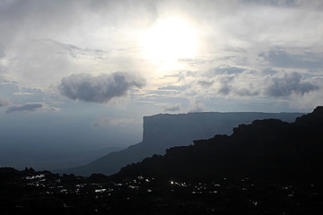 Fototapeta premium Atardecer en canaima
