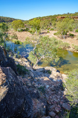 Fototapeta na wymiar murchison river from ross graham lookout, kalbarri national park, western australia 18