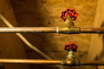 Water shut offs in a basement