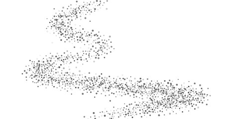 Silver glitter confetti