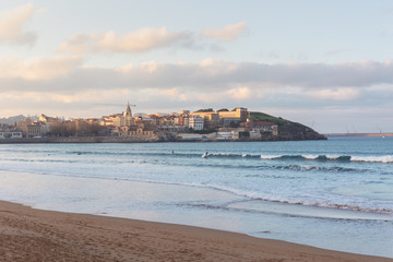 Beach of San Lorenzo, Gijon.