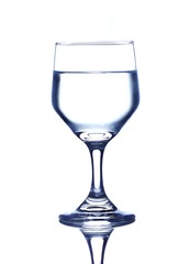empty wine glass