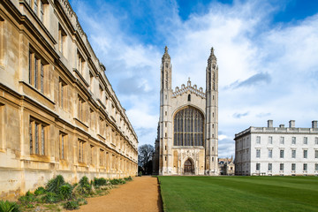 The famous King's College in Cambridge, UK