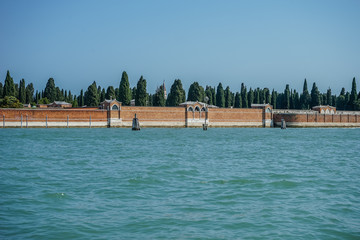Fototapeta na wymiar Italy, Venice, a large body of water