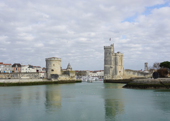 Fototapeta na wymiar Vieux port La Rochelle France