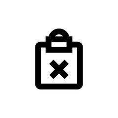 Obraz premium Note icon. Medical skill sign