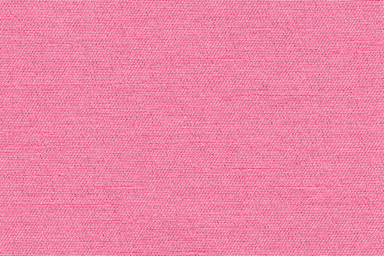 Closeup pink rose color fabric sample texture. Pink Fabric strip line pattern design,upholstery for decoration interior design or abstract .background.