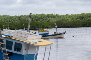 Fototapeta premium boats in the harbor