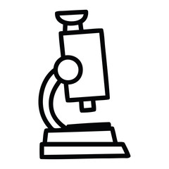 microscope and slide icon