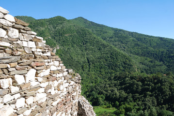 The fortress of the Bulgarian Tsar Ivan Assen II - located near Asenovgrad, Bulgaria.