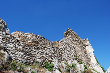 The fortress of the Bulgarian Tsar Ivan Assen II - located near Asenovgrad, Bulgaria.