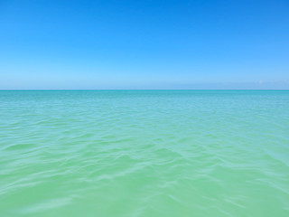 Beautiful landscape of Isla de Holbox, Mexico