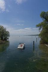 Fahrt mit dem Motorboot auf den Starnberger See