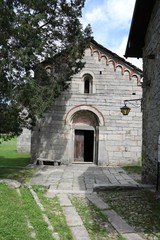 Fototapeta na wymiar Church of San Giovanni Battista nearby Lago di Mergozzo, Italy