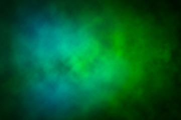 Abstract stormy green blue explosion background