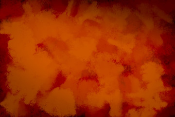 Red orange art background