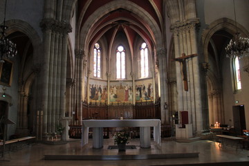 Fototapeta na wymiar Basilique Notre-Dame, Arcachon, Bassin d'Arcachon