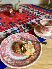 Kaffee trinken auf einem Bauernhof
