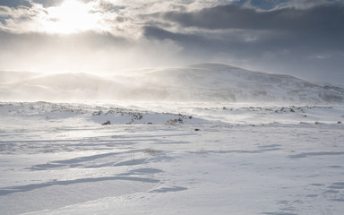 Fototapeta na wymiar Winter, Iceland, Europe