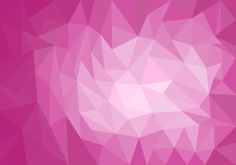 Violet polygonal background