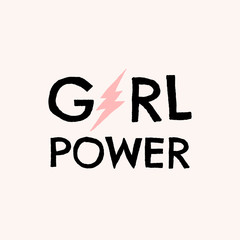 GRL PWR Typographic Design