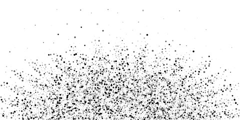 Scattered dense balck dots. Dark points dispersion