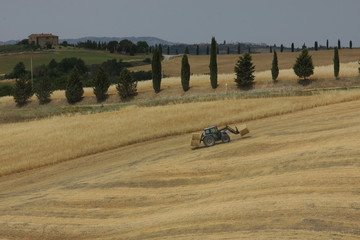 Obraz premium strohballen