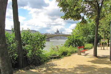 Park on Margaret Island in Budapest, Hungary