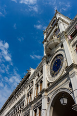 Italy, Venice, St Mark's Clocktower, LOW ANGLE VIEW OF HISTORIC BUILDING AGAINST SKY