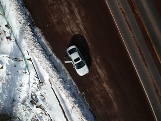 Drone Shot Road Side