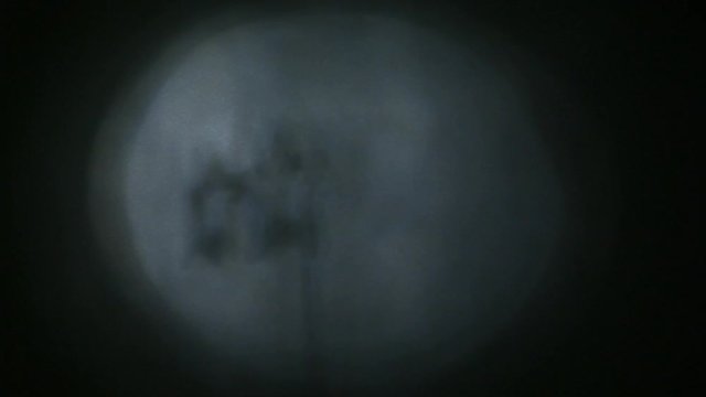 spin mask dark background hd footage