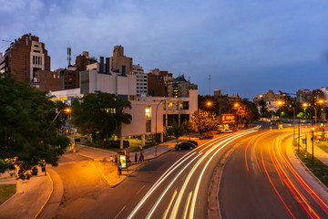 Long Exposure City Lights, C&oacute;rdoba, Argentina