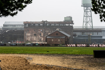 disused industrial architecture at the Jahrhunderthalle in Bochum