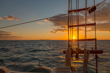 Sailing in the Keys Waiting for Sunset