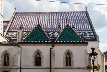 St. Mark's Church in Zagreb, Croatia