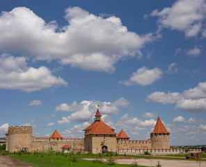 Bender fortress. An architectural monument of Eastern Europe. The Ottoman citadel. Improvement and reconstruction of the historical monument. Moldova.