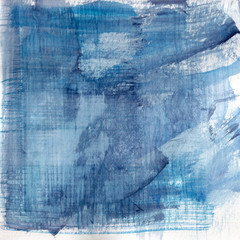 Grunge Watercolor Blue Background