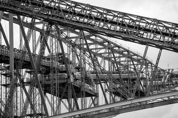 Fototapeta premium Abraumförderbrücke F60 im Braunkohletagebau