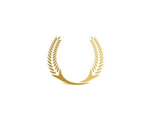 Wheat logo template