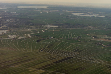 Fototapeta na wymiar Netherlands, Hague, Schiphol, a large green field